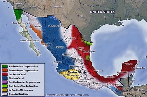 sinaloa cartel mexico territories